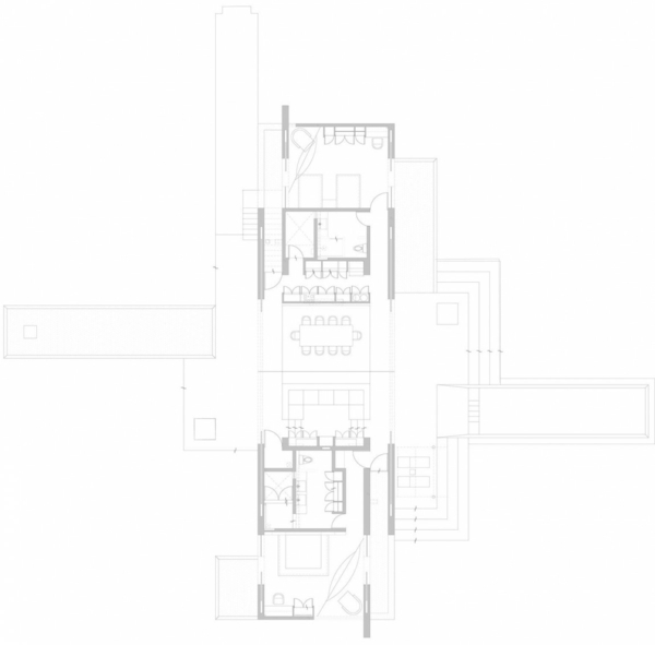 Náčrt stavby domu v Mexiku