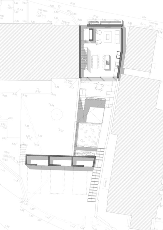 Rozloženie miestnosti výhľad na izbu vyššie