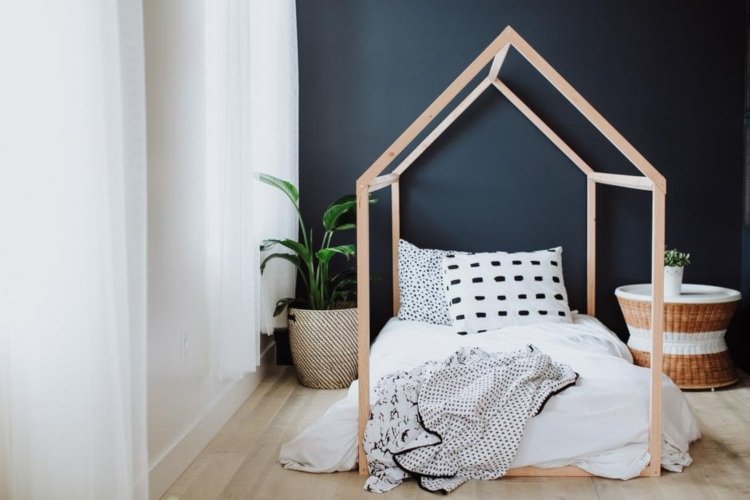 Domová posteľ pre deti, mládež a mládež, moderný dizajn