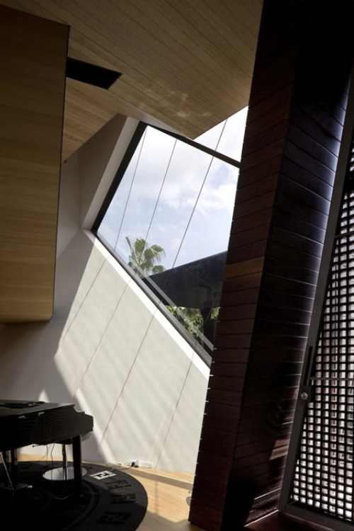 moderný interiérový dizajn geometrická architektúra od formwerkz