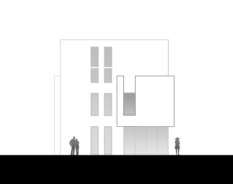 dom vchod design mesto vila okno predné dvere skica