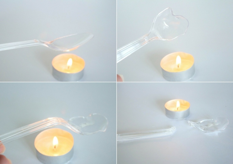 drotárske kvety plastová lyžička-plast-taviaci sa-čaj-svetlo-jarná dekorácia