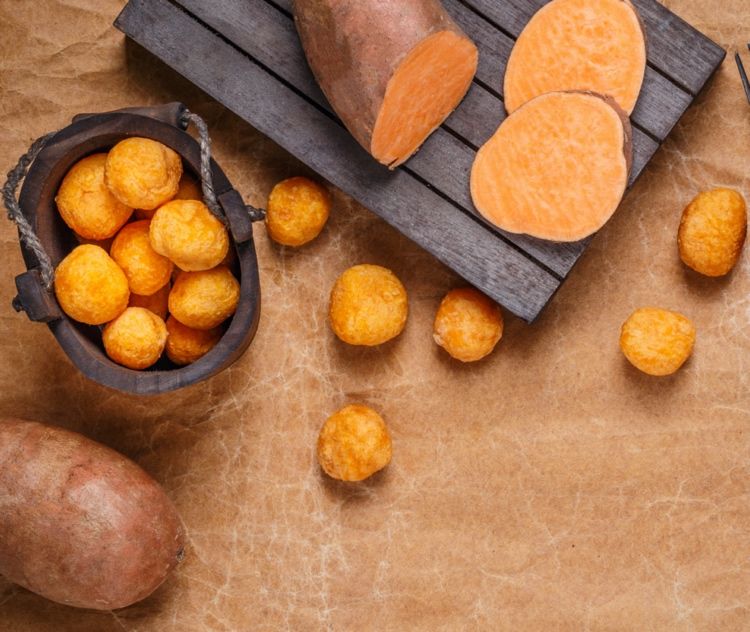 Sladké zemiakové krokety do teplovzdušnej fritézy