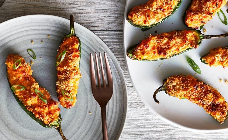 Smotanový syr jalapenos vo fritéze