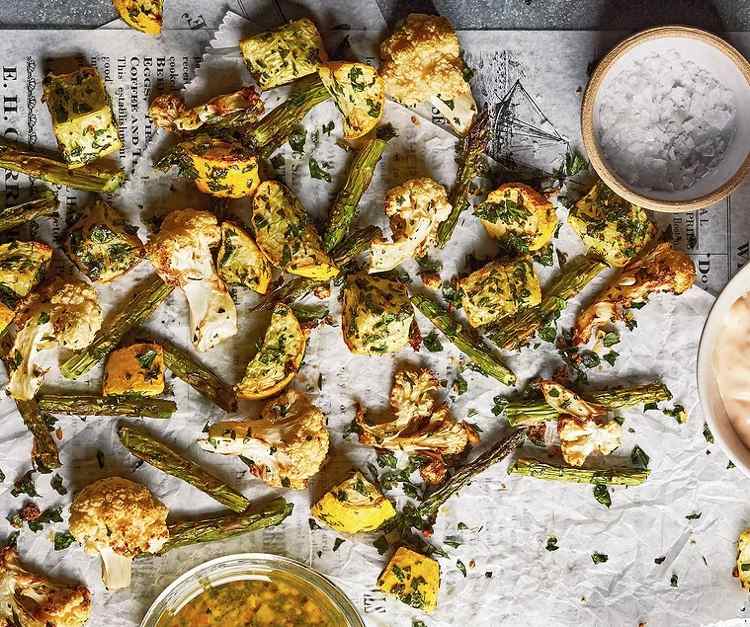 Recepty na zdravú fritézu - pečená zelenina