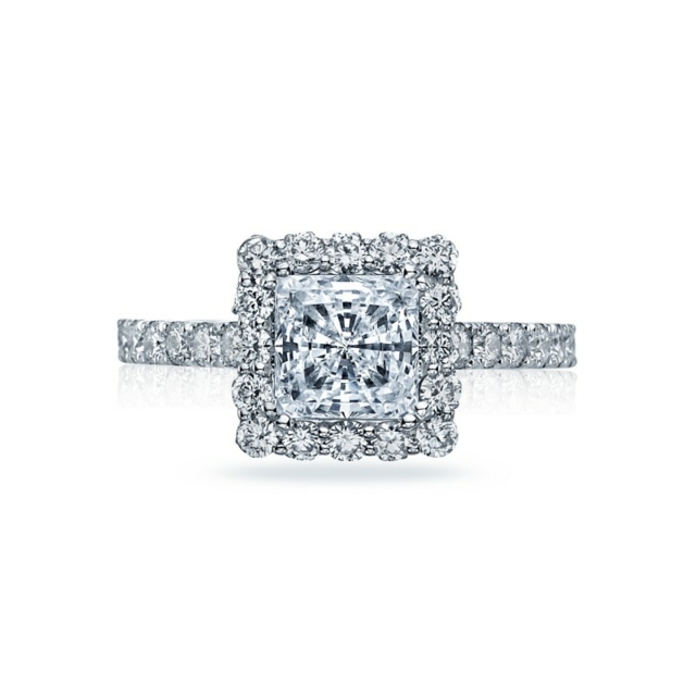 Brúsené prstene s diamantmi, brilantné bezfarebné karate 4