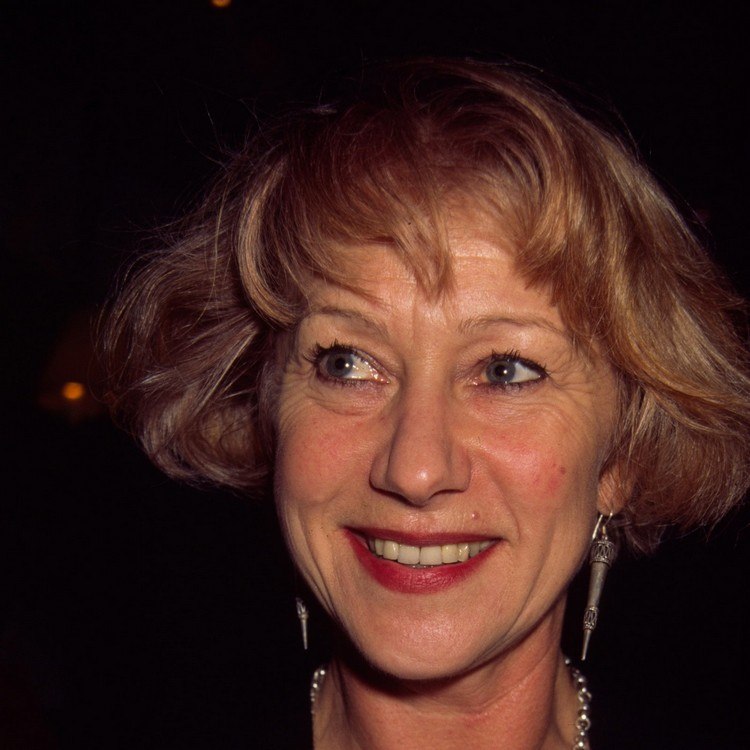 Francúzsky Bob s účesmi Bangs Helen Mirren