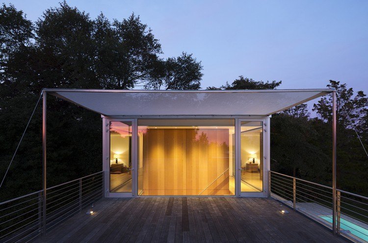 spálňa druhé poschodie zastrešenie terasy