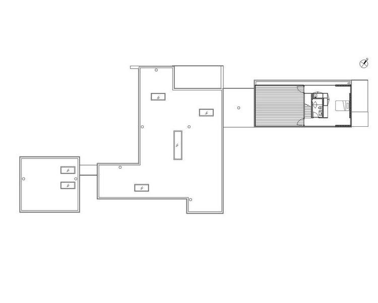 druhé poschodie pôdorysný zvonový dom