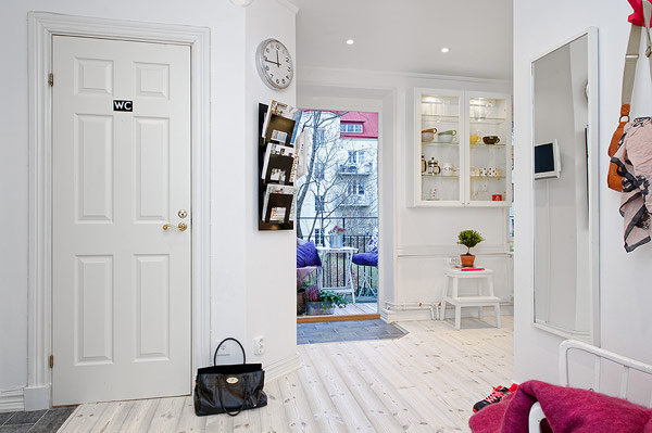 útulný byt-chodba v škandinávskom štýle útulný byt-škandinávsky štýl