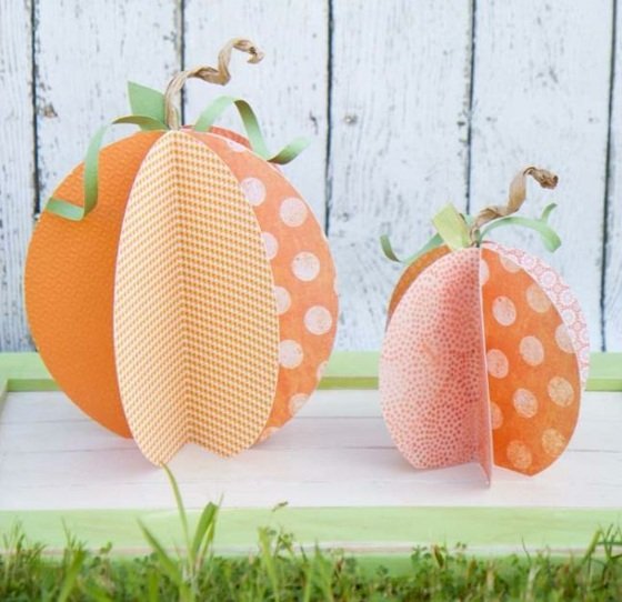 Tekvice-vyrobené-z-papiera-nápady