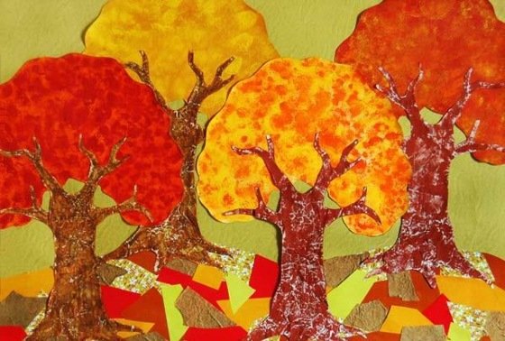 Jesenné maškrtenie s papierom