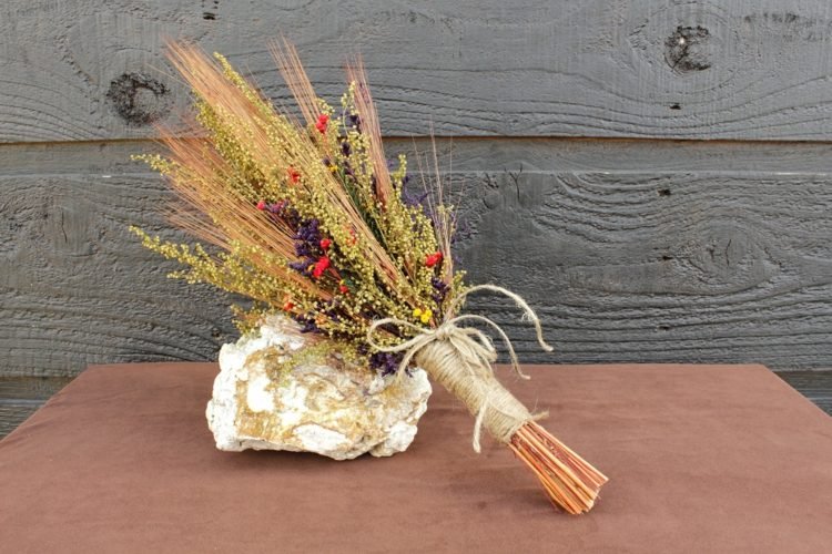 graeser svadobná kytica jesenná téma svadobné deko lúčne kvety