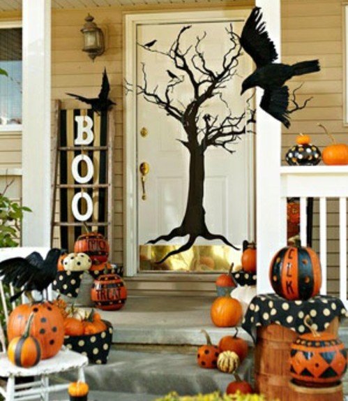 Halloweenská dekorácia tekvice