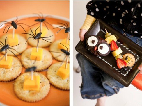 Pavúk na cukrovinky Halloween