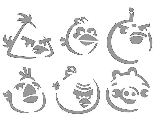 Vytvorte okenné obrázky vtákov, šablóny vystrihnite papier