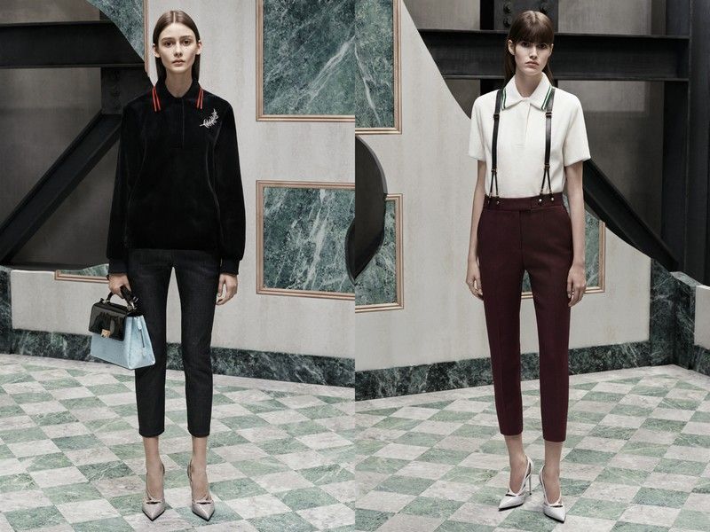 Módne trendy na jeseň 2015 - košeľa a nohavice Jeseň-móda-2015-nohavice-košeľa-dámy-outfity-bordová