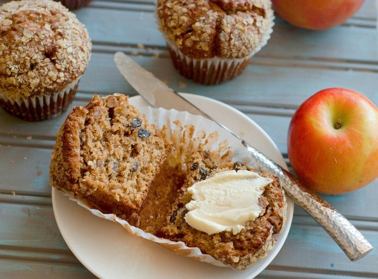 Jesenné recepty brunch-nápady-hrozienka-otruby-muffiny-vegánsko-vegetariánske