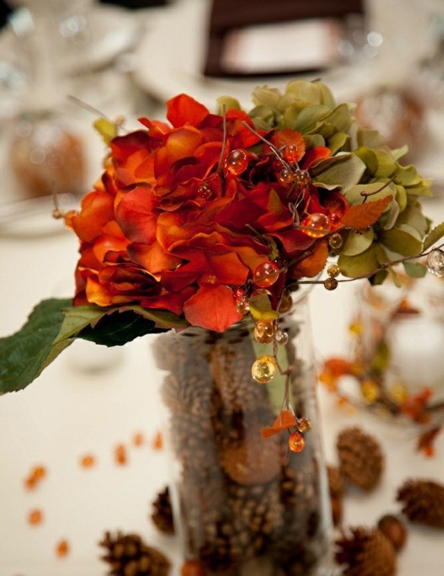 kvety sušené šišky jedľa svadba