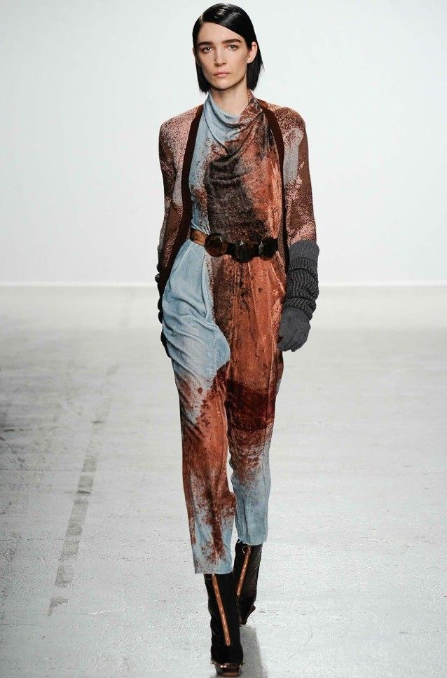 Kombinéza jesennej a zimnej módy 2014_2015 Zimné módne kombinézy 2014_2015john-galliano