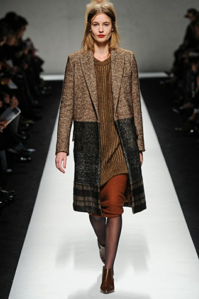 Vzor na kontrolu tvídového oblečenia HerbstWinter 2014_2015 Skontrolovať vzor HerbstWinter 2014_2015max-mara3