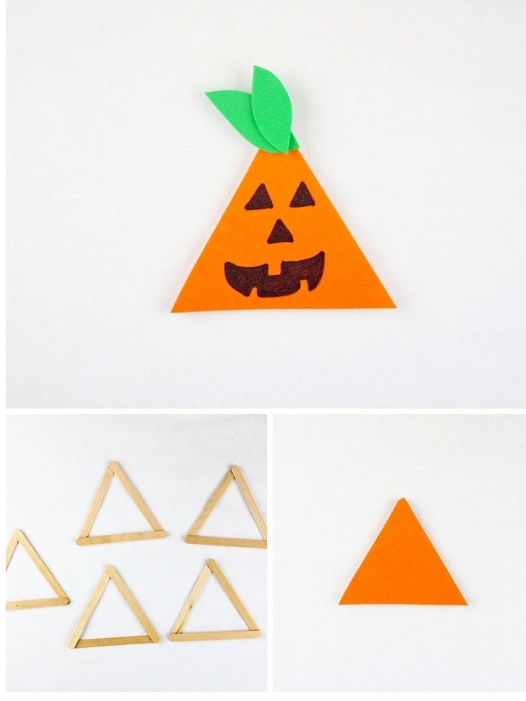 Halloweenske tekvice vyrobené z nanukov robia s deťmi nápady ručných prác