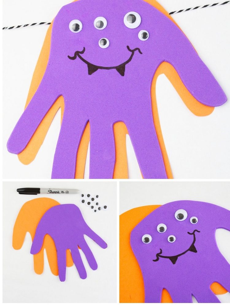 Potlače príšeriek robia nápady na jesenné dekorácie na halloweensku párty