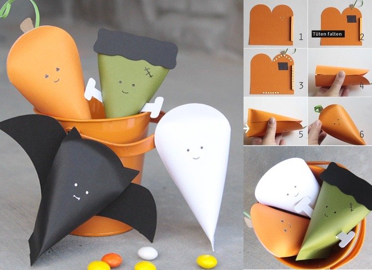 Vyrobte si jesenné dekorácie Návod na vrecia s cukrom