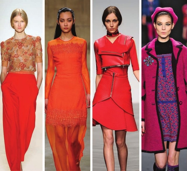 Svetlé odtiene-trend-móda-jeseň-krv-oranžová-mandarínka-čerešňa-fuchsie