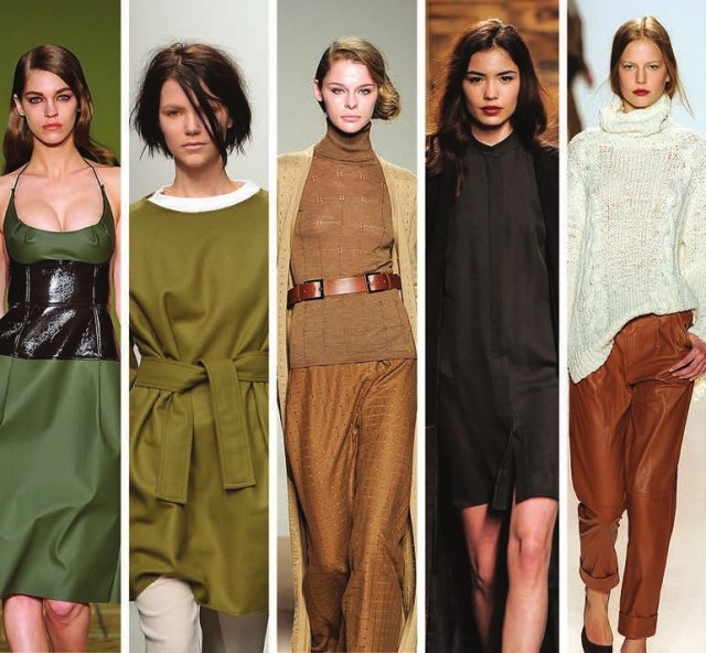 Jesenné farby-móda-loden-hrášok-zelená-ťava-farba-kakao-karamel-karamelové cukríky