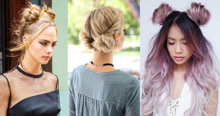 jesenné účesy-2017-2018-trendy-dvojité drdoly