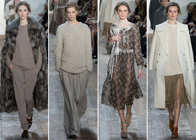 Nohavice dlhé plášte Michael Kors Designer