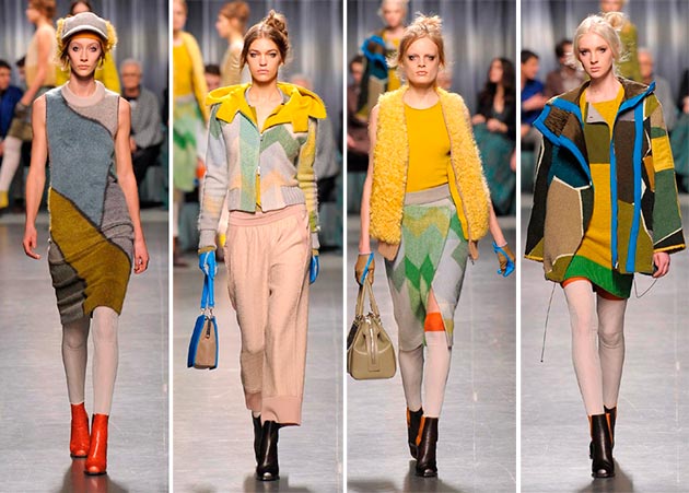 Mini šaty na jeseň zeleno hnedej farby