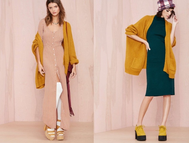 horčicovo žltá súprava vesty pletená sukňa zelená dlhá sukňa Outfity pletená sukňa zelená dlhá sukňa rozparok vpredu