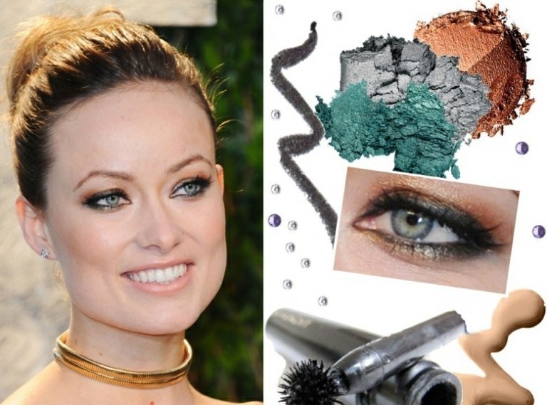 Paleta farieb jesenného typu-modro-zelené-oči-líčenie-tipy na líčenie