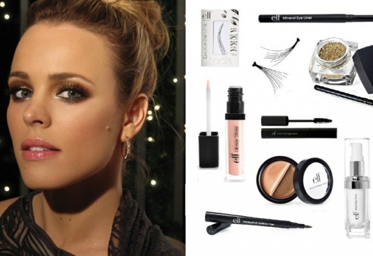 Paleta farieb jesenného typu-zelené-oči-bronzové-očné tiene-ružové-rúž-broskyňa-rouse-zlatá-pleť