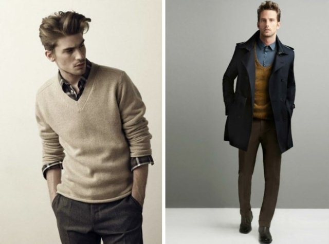 Kašmírová vesta alebo sveter je veľmi praktická v chladnejších jesenných dňoch Kašmírové svetre a vesty-nohavice-s pokrčením