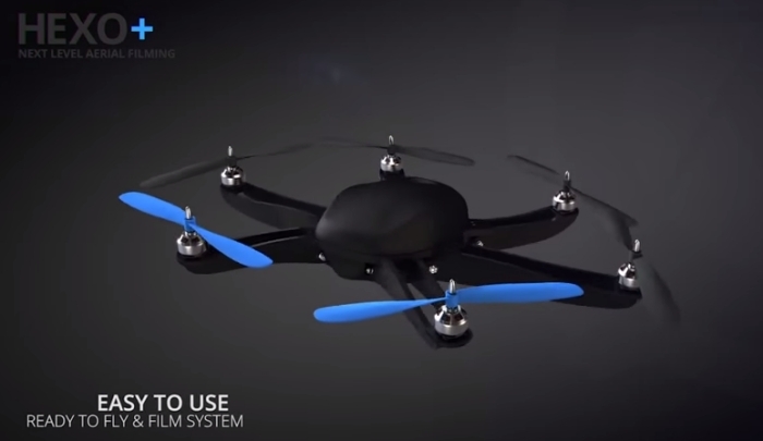 Kamerový dron Hexo + spojený so smartfónom má 6 rotorov a používa GoPro Hero 3 hexo-kamera-dron-spojený-s-smartphone-cez-app ovládané