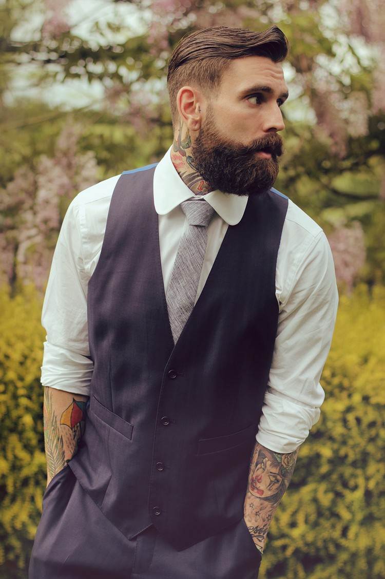 hipster-účes-upravená-každodenná-pompadour-brada