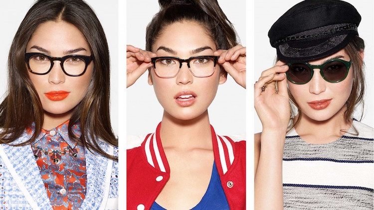 Hipster móda dámske okuliare štýl vzhľad módy