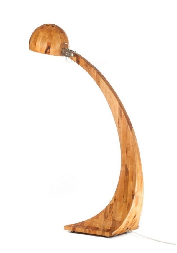 Dizajnová stojanová lampa-Moderný vzhľad-Textúra dreva Woobia Dizajnová stojanová lampa-moderný vzhľad-textúra dreva Woobia