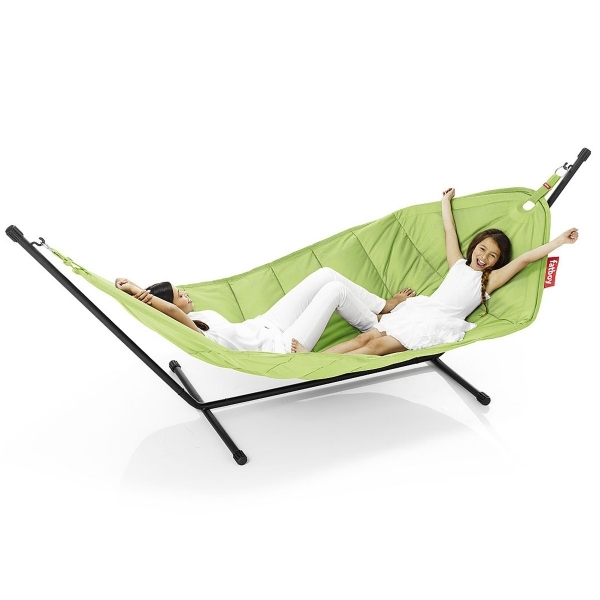 Hojdacia sieť s rámovou hlavou demock limetkovo zelená Fatboy Оvodný nábytok
