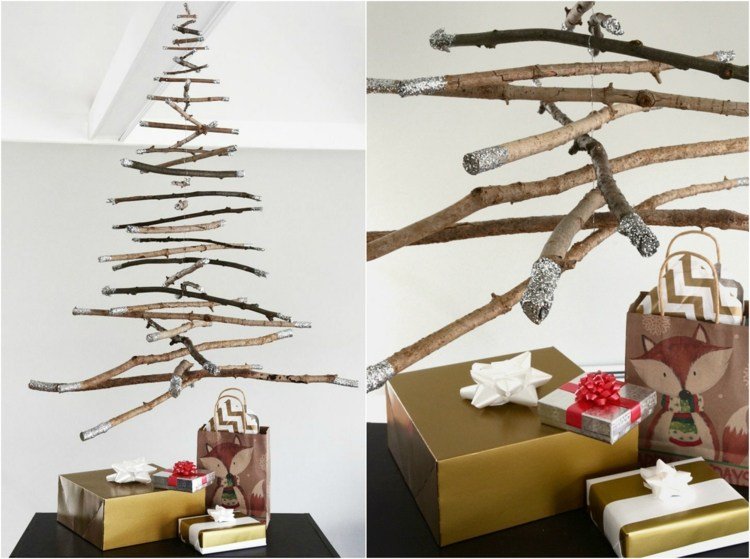 alternatívny vianočný stromček závesný strop