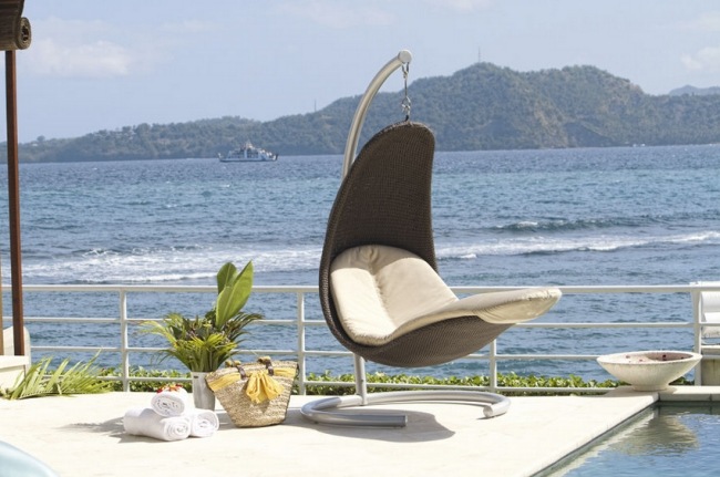 skyline design christy designer závesná stolička vyrobená z ratanovej záhrady závesná stolička skyline design christy designer vyrobená z ratanu v záhrade