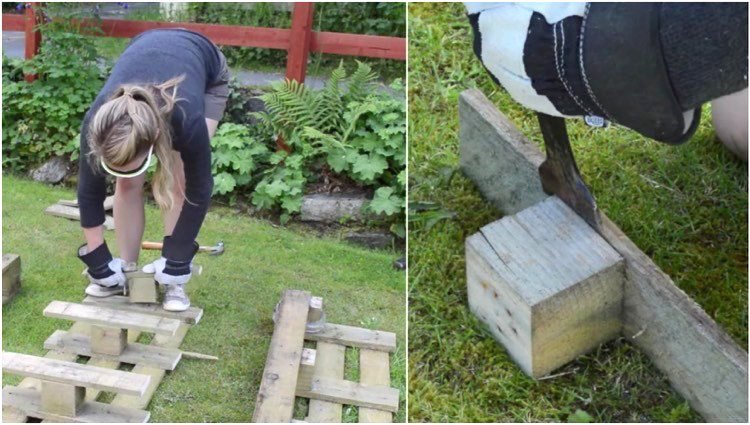 vyvýšená posteľ-paleta-návod na stavbu-kocky-drevo