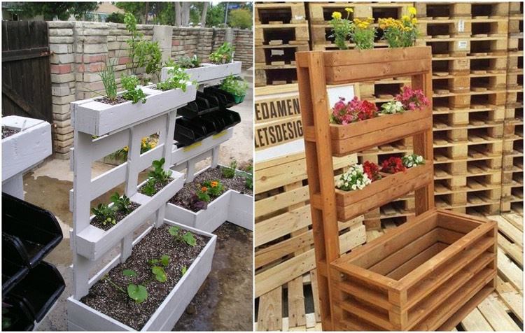 vyvýšená posteľ-paleta-stavba-mreže-drevo-byliny