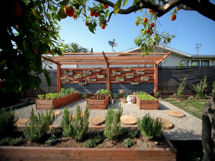 V záhradke na záhrade vytvorte vyvýšený záhon z dreva Zvýšené nápady na stavbu postelí-prideľovanie-dizajn