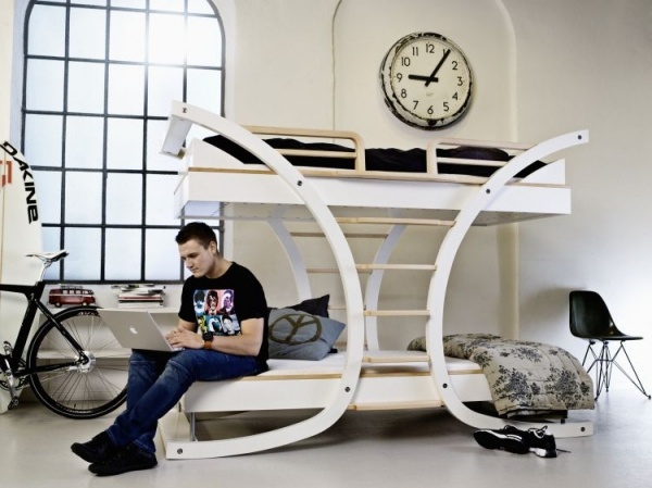 podkrovná posteľ pre deti teenagerov nápady mimondo dizajn