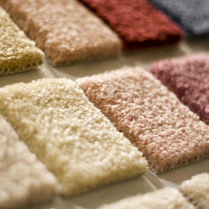 nadýchaná paleta farieb pre koberce Povrchové úpravy a dizajn kobercov