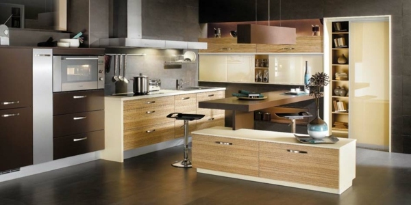 Kuchyne Luna Brown s vysokým leskom mobalpa Kuchyňa Luna Brown s vysokým leskom Mobalpa